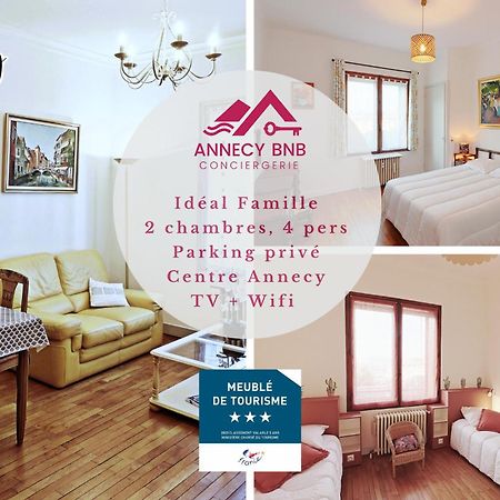 Le Family Lodge 2 Chambres 4 Personnes Classe 3 Etoiles อานซี ภายนอก รูปภาพ
